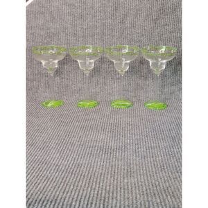 4pc Margarita Glasses 8" Tall‎